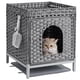 thumbnail image 1 of Caja de arena para gatos SETVSON Hidden Furniture, gris, 1 of 8
