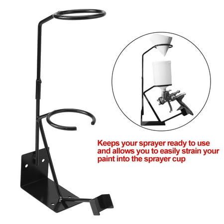 

Brrnoo Feed Paint Spray Stand Gravity Feed Paint Spray GUNs Stand Holder Sprayer Stand With Strainer Holder Wall Bench Paint Paint Spray Holder