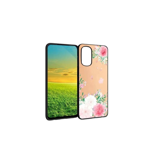 Compatible with Motorola Moto G Stylus 4G 2022 Phone Case, Floral-Flowers-Cute-69 Case Men Women, Flexible Silicone Shockproof Case for Motorola Moto G Stylus 4G 2022