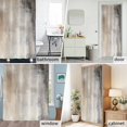 thumbnail image 6 of Ombre Brown Oil Painting Fabric Shower Curtain Abstract Style Washable Shower Curtains for Bathroom, Waterproof Bath Curtain with Hooks Home Decor 72x72in, 6 of 8