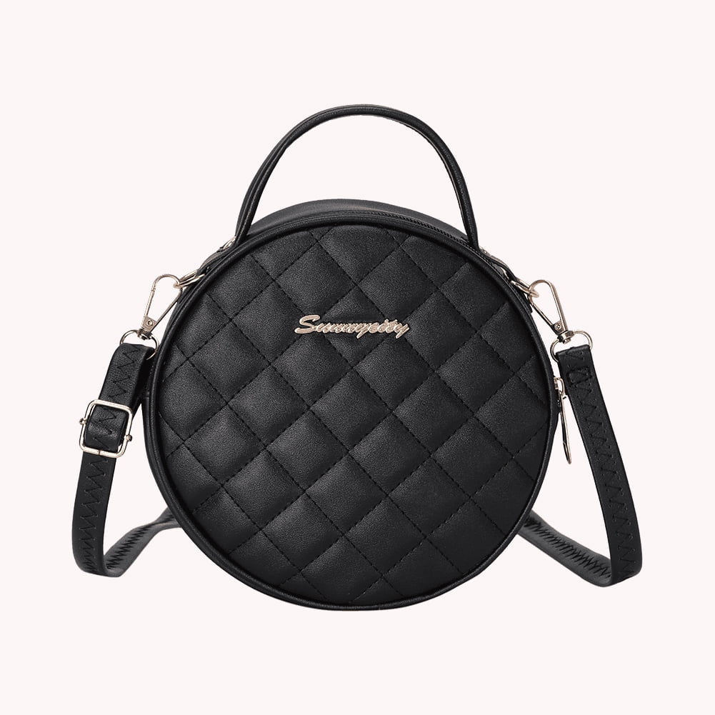 Fashion Women Alligator Pattern Shoulder Bag Round Circle Purse Lady Pu  Leather Small Zipper Solid Color Messenger Satchel Bag | Fruugo ZA