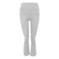 thumbnail image 4 of JJHGVB High Waisted Flare Leggings Flared Yoga Pants Flare Leggings No Front Seam Women Work Pants Womens Trendy Pants Trousers Women Womens Comfy Pants Gray XL, 4 of 9