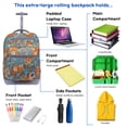 thumbnail image 4 of J World Girls Sundance 20" Rolling Backpack With Laptop Sleeve For School And Travel, Picnic, 4 of 119