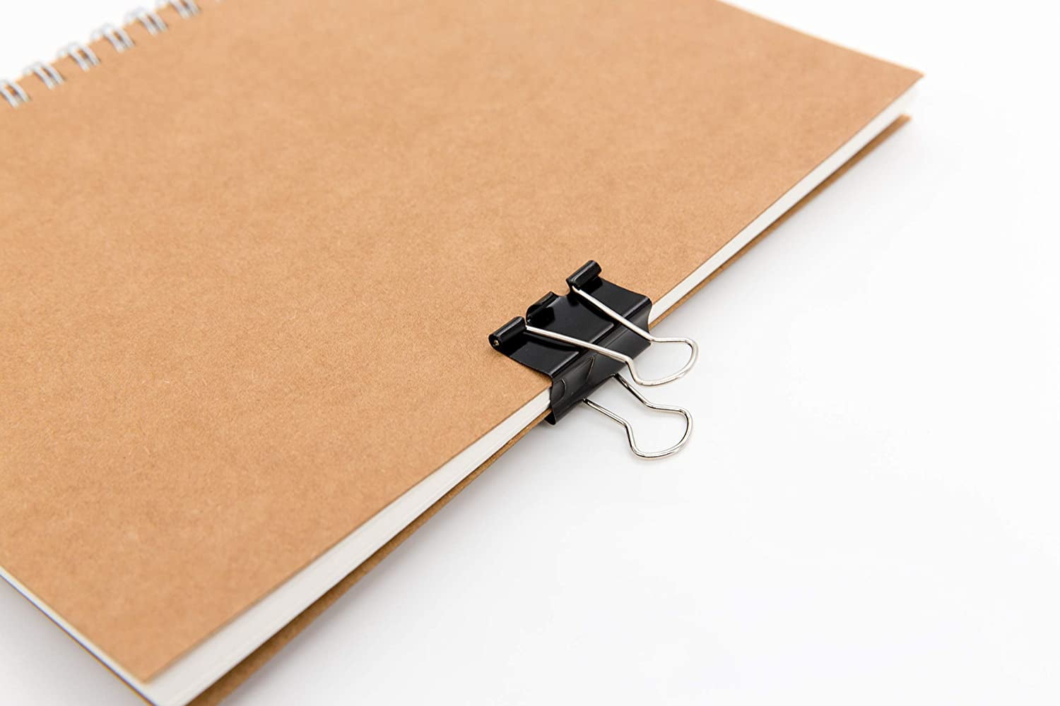 Binder Clips Paper Clamps Assorted Sizes 100 Count (Black), X Large, Large, Medium, Small, X Small and Micro, 6 Sizes in One Pack, Meet Your Different Using Needs.