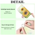 thumbnail image 5 of Sunflower Dish Drying Mat for Kitchen Sink Area, Microfiber Absorbent Counter Pad, Foldable Floral Dish Rack Mat for Daily Use, 16x18 Inch, 5 of 6