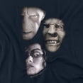 thumbnail image 2 of Harry Potter Villian Heads Women's T Shirt, Navy, Large, 2 of 6