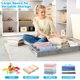 thumbnail image 3 of Contenedor de almacenamiento debajo de la cama paquete de 4 unidades delgado perfil bajo organizador ropa recámara hogar manta caja, 3 of 8