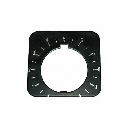 Eaton Cutler-Hammer Legend Plate,Rectangular,Black 10250TR30