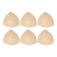 thumbnail image 2 of 3 Pairs Cups Bra Inserts, Thin Push up, Refreshing Reusable, Removable Washable Skin Color, 2 of 10