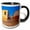 Black/White, variant on 3drose, Mexico, Guanajuato, San Miguel De Allende, Dawn - Sa13 Rti0194 - Rob Tilley, 11oz Mug