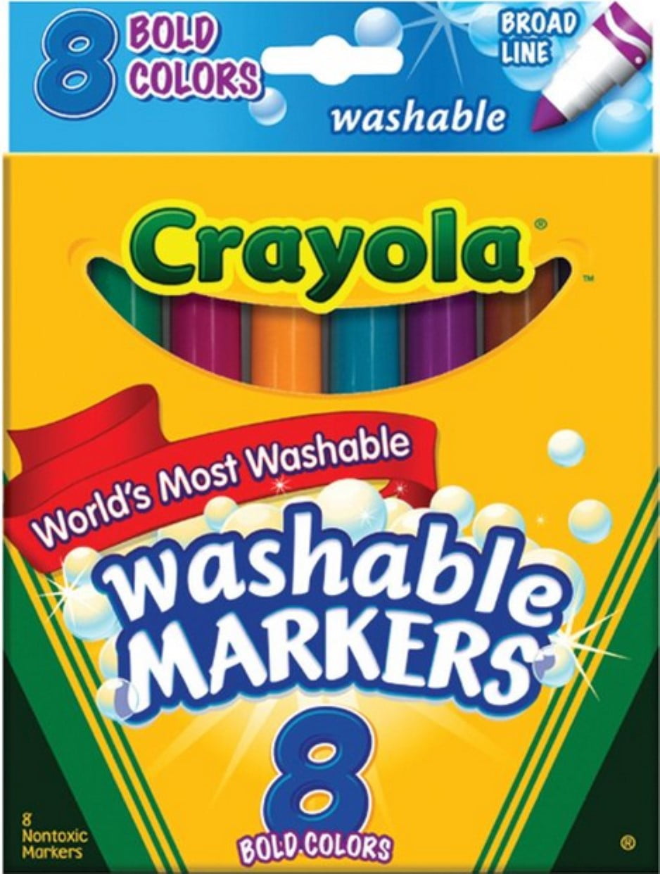 Crayola Washable DryErase Fine Line Marker, 12Count