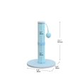 thumbnail image 4 of Home4Cat 17.1" Tall Dual-Function Recycled Paper Cat Scratching Post, Blue, 4 of 6
