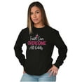 thumbnail image 5 of Breast Cancer Ribbon Christian Faith Women's Long Sleeve T Shirt Brisco Brands X, 5 of 6