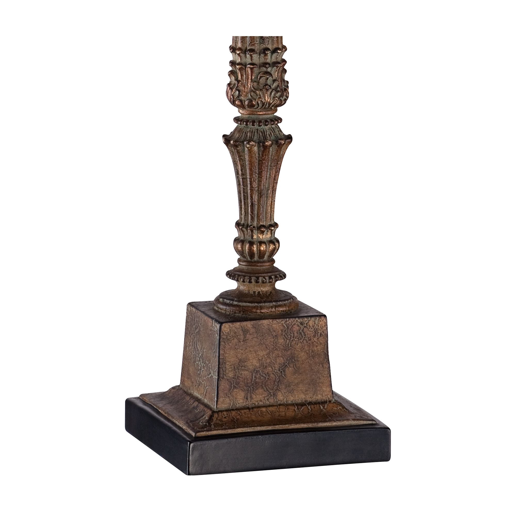 Regency Hill Thornewood 35 1/2" Tall Large Traditional End Table Lamp Brown Single Beige Shade Console Living Room Bedroom Bedside