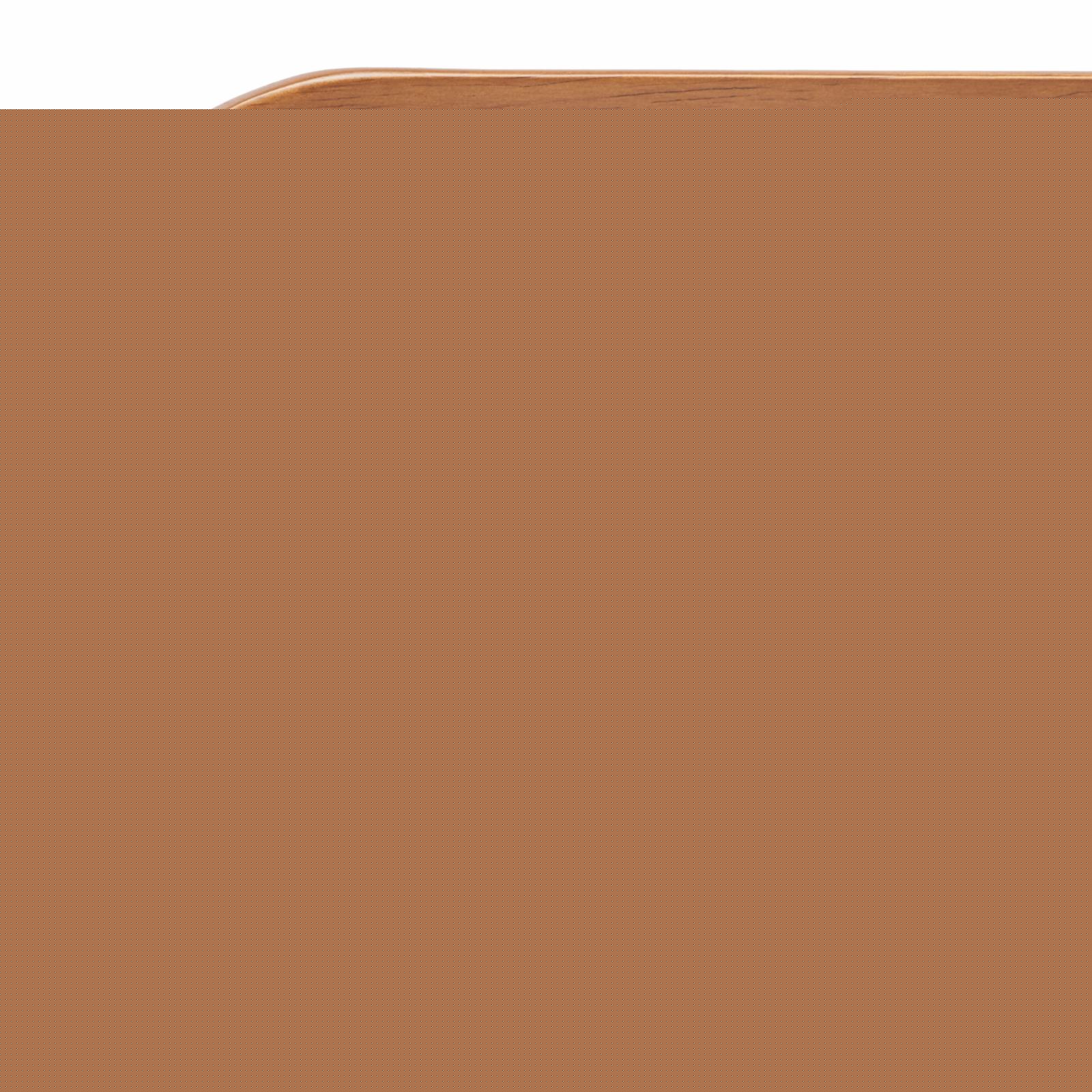 thumbnail image 3 of SAFAVIEH Jo Upholstered Stackable Dining Chair, Walnut/Cream, Set of 2 (21.7 in. W x 21.7 in. D x 32.9 in. H), 3 of 9