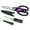 Purple, variant on Premium Kitchen Scissors Multi-Purpose Sharp Blades with Protective Cover for Chicken, Poultry, Fish, Meat, Bones, Vegetables, Herbs, Bottle opener,Nuts Shell Cracker, and BBQ