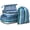 Denim Blue, variant on Bliss Travel Packing Cubes Zippered Compression Bags for Luggage with Laundry Bag 4-Piece Set