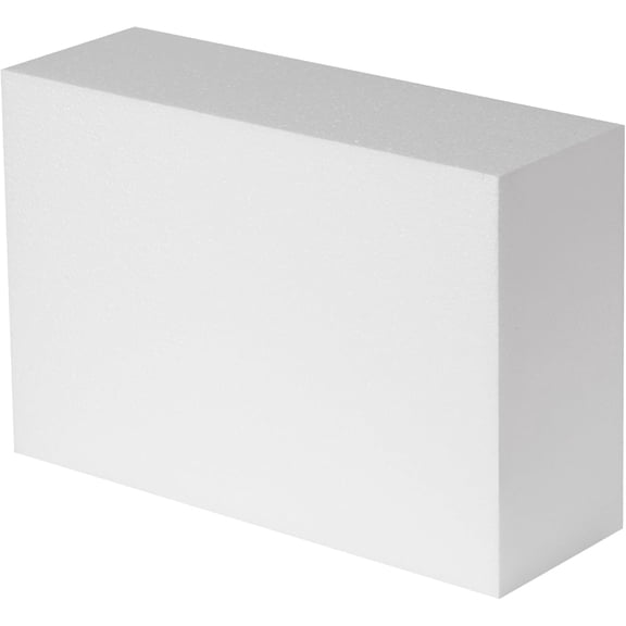 1Pack Craft Foam Blocks 12X8X4in Polystyrene Foam Bricks Square for Arts School Projects Sculptures Floral Arrangements Modeling and Centerpieces