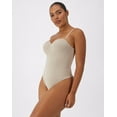 thumbnail image 2 of Maidenform Multiway Tummy Control Shapewear Thong Bodysuit, Built-in Balconette Bra Evening Blush 2XL Women's, 2 of 9