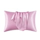 thumbnail image 2 of Funda de almohada de satén para cabello y piel, juego de 2 fundas de almohada de tamaño estándar y paquete de 2 fundas de almohada de satén suave (50,8 x 76,2 cm), 2 of 7