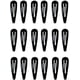thumbnail image 1 of 20 Pack Hair Clips, 2 Inch Metal Hair Clips, Kids Barrettes Girls' Hair Accessories, Barrettes Women Metal Snap Hair Clips Accessories Non-Slip Black, 1 of 5