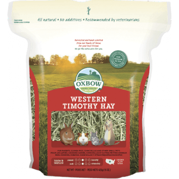 Oxbow Pet Products Western Timothy Hay Small Animal Food, 15 oz