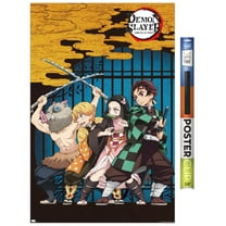 Demon Slayer - Group Art Wall Poster, 22.375" x 34"