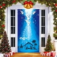 thumbnail image 2 of Nativity Christmas Door Cover Decorations - Jesus Holy Night Banner Religious Xmas Scene Sheep Front Door Cover Banner Backdrop for Holiday Farmhouse Decor,78.74x35.43in, 2 of 6