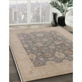 thumbnail image 2 of Ahgly Company Indoor Square Mid-Century Modern Rose Purple Oriental Area Rugs, 8' Square, 2 of 6