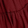 thumbnail image 3 of Boho Mini Skirts for Women Hollow Out Eyelet Embroidery High Waist Flowy Tiered Skirt Casual Basic Weekend Skirt Spring Summer 2026 Beach Vacation Outfits Cover Ups, 3 of 6