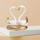 thumbnail image 4 of 2 figuras de cisne para pareja, artesanías, figuras decorativas, estatuas de cisne para Blanco, 4 of 9