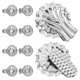 thumbnail image 1 of 20pcs Christmas Candle Clips Metal Holder Clamp for Christmas Tree, 1 of 5