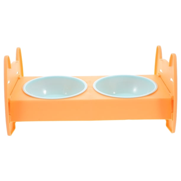Comedero doble de acero inoxidable para gatos y perros, antideslizante, para exteriores, comedero y bebedero multiusos.