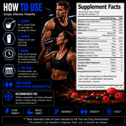 Nitrosurge Pro Pre Workout Powder with Creatine, Nitric Oxide & Energy Support Formula, 300g