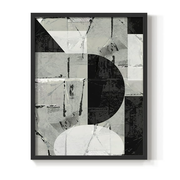 Abstract Neutrality I in Paper Solid Wood 8 x 10 Framed Print