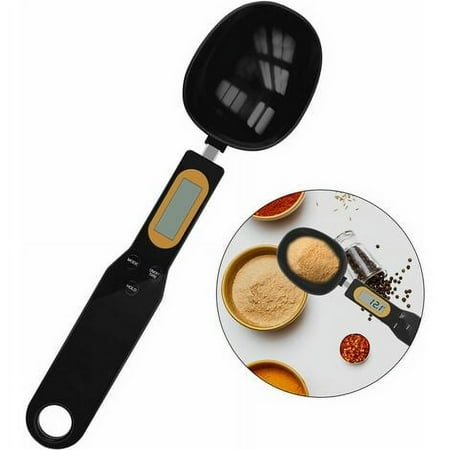 

Electronic Measuring Spoon Betterlife Digital Measuring Spoon Electronic Kitchen Weighing Spoon with LCD Display Multi-Function Food Scale for Cooking 1 pcs Black