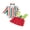 Multicolor, variant on Newborn Baby Girl Christmas Outfit Long Sleeve Romper Santa Embroidery Tulle Star Patchwork Dress Bow Headband 3 Piece Set Infant Christmas Dress Fall Winter Clothes Set 0-24M