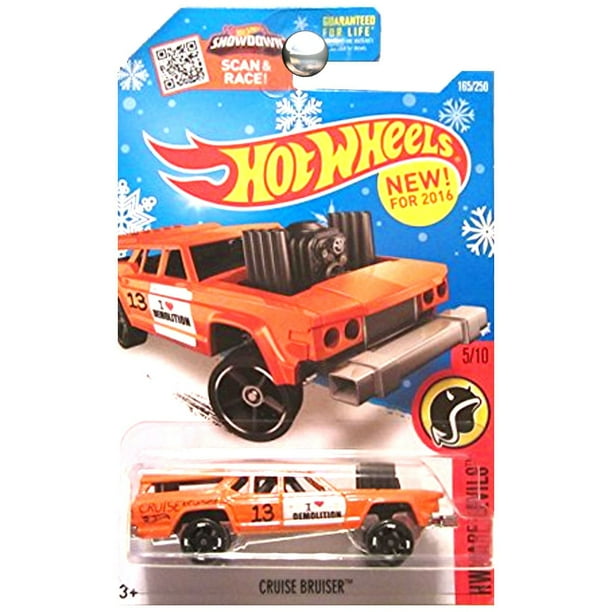 Hot Wheels 2016 Exclusive Snowflake Card, HW Daredevils, Cruise Bruiser ...