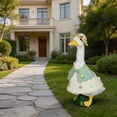 thumbnail image 5 of OugPiStiyk Porch Goose Outfits,Goose Clothes for 23 Inch High Cement Plastic Lawn Goose Statue Clothing, Spring Suit for Lawn Goose Statue Clothes, Suitable for Party Yard Outdoor, 5 of 8
