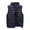 Navy, variant on Lindreshi Puffer Vest Women Plus Size Clearance Women Fashion Waistcoat Loose Bright Leather Color Stand Collar Cotton Waistcoat Jacket