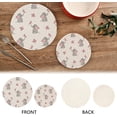 thumbnail image 4 of FREEAMG Elephant Round Trivets Pot Holders 2 Pcs, Heat Resistant Cotton Thread Weave Trivets for Hot Dishes, Cooking, Baking, Farmhouse, Kitchen Decor, 4 of 7