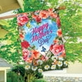 thumbnail image 4 of Briarwood Lane Mother's Day Floral Heart House Flag, 4 of 4