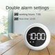 thumbnail image 5 of Reloj despertador infantil, con doble alarma, luz nocturna de brillo ajustable, activado por voz, reloj despertador para niños., 5 of 5