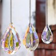 thumbnail image 1 of 3 Pcs Crystal Prism Pendants Rainbow Maker Ornament Suncatcher With Chain For Sun Catcher Window Garden Home Decoration (76mm, 1 of 4