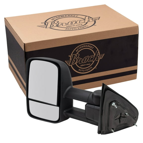 Brock Manual Tow Mirror for 2014-2018 Silverado 1500 Extendable Manual Fold Left 22820395