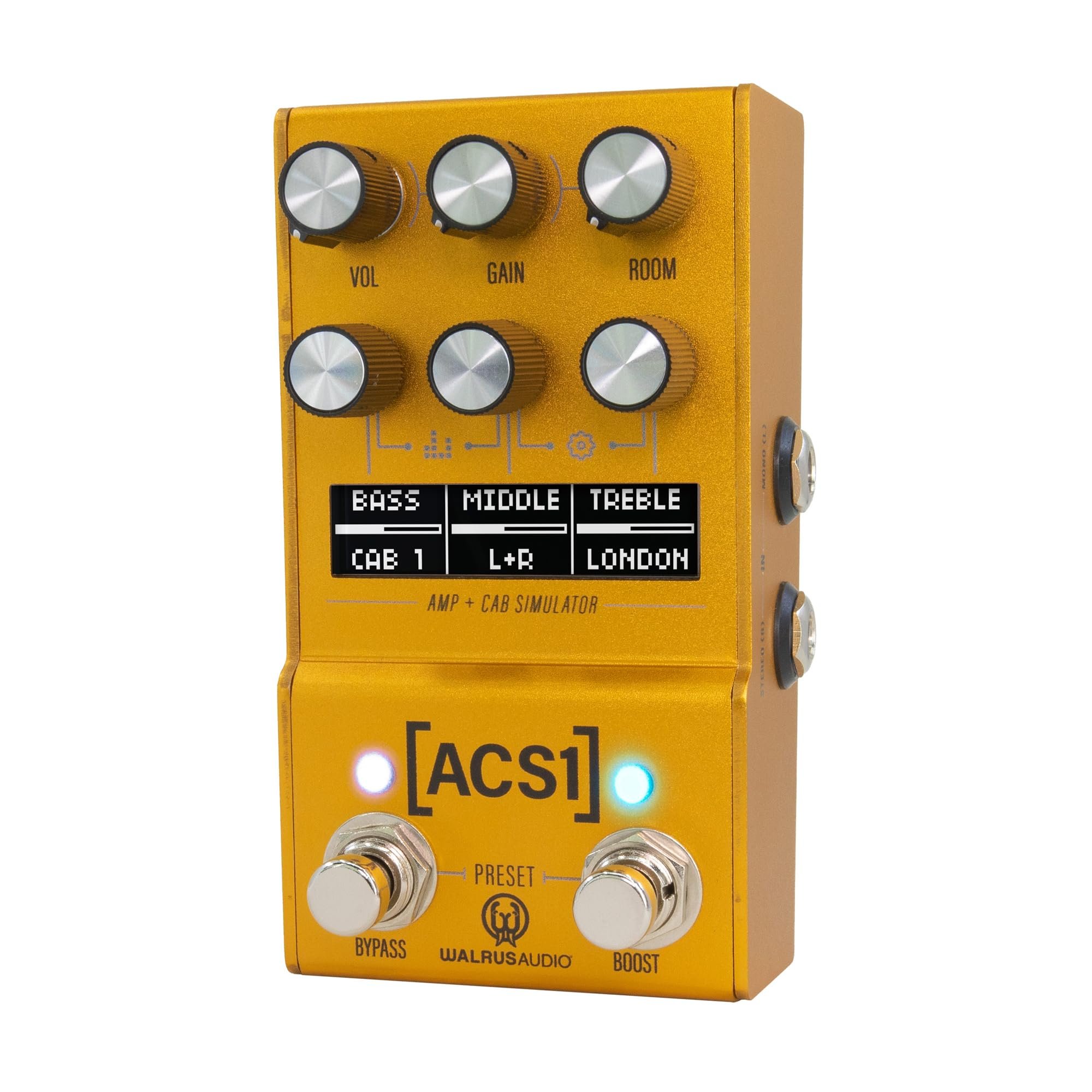 Walrus Audio Mako Series ACS1 Amp + Cab Simulator MKII Gold