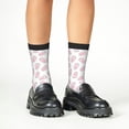 thumbnail image 4 of Fuzoiu Easter bunny footprint Print Kids Socks For Boys Girls,Grip Crew Socks with Non Slip,Lightweight Stretch Crew Socks,Toddlers Crew Boot Socks, 4 of 5