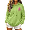 thumbnail image 6 of JOANKDMI Women's Boxing Gloves Pink Ribbon Hoodies Breast Cancer Awareness Graphic Pullover Sweatshirt Long Sleeve Pocket Drawstring Activewear Fight Like a Girl, 6 of 6