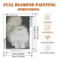 thumbnail image 2 of 1pc DIY 5D Diamond Painting Kit, Animal Decorative Painting No Frame, Mosaic Decorative Craft Wall Art, Halloween Decor, Diamond Art, Christmas, Halloween, Thanksgiving Day Gift, 11.81inch X 15.75inch, 2 of 4