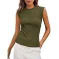 thumbnail image 1 of Remera PRETTYGARDEN de Punto Acanalado con Mangas Cortas M, 1 of 8